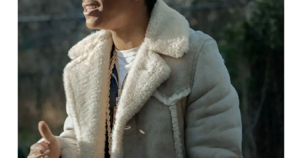 Black Mafia Family 2021 Meech Shearling Coat